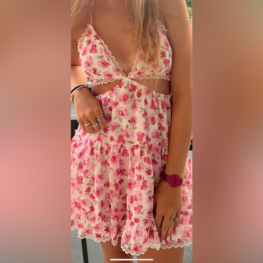 Cute floral dress from Puerto Rico Boutique